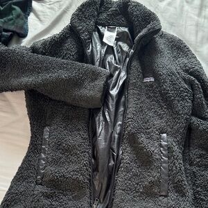 Patagonia Women's Charcoal Teddy Jacket